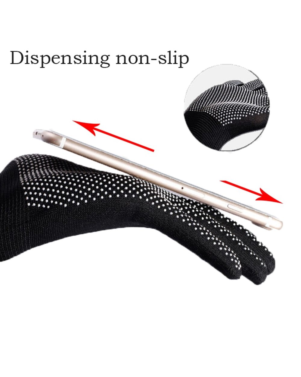 Non-Slip Touchscreen Nylon Gloves Men Women Summer Outdoor Riding Sport Fitness Breathable Non-Slip Sunscreen Half Fing front-4