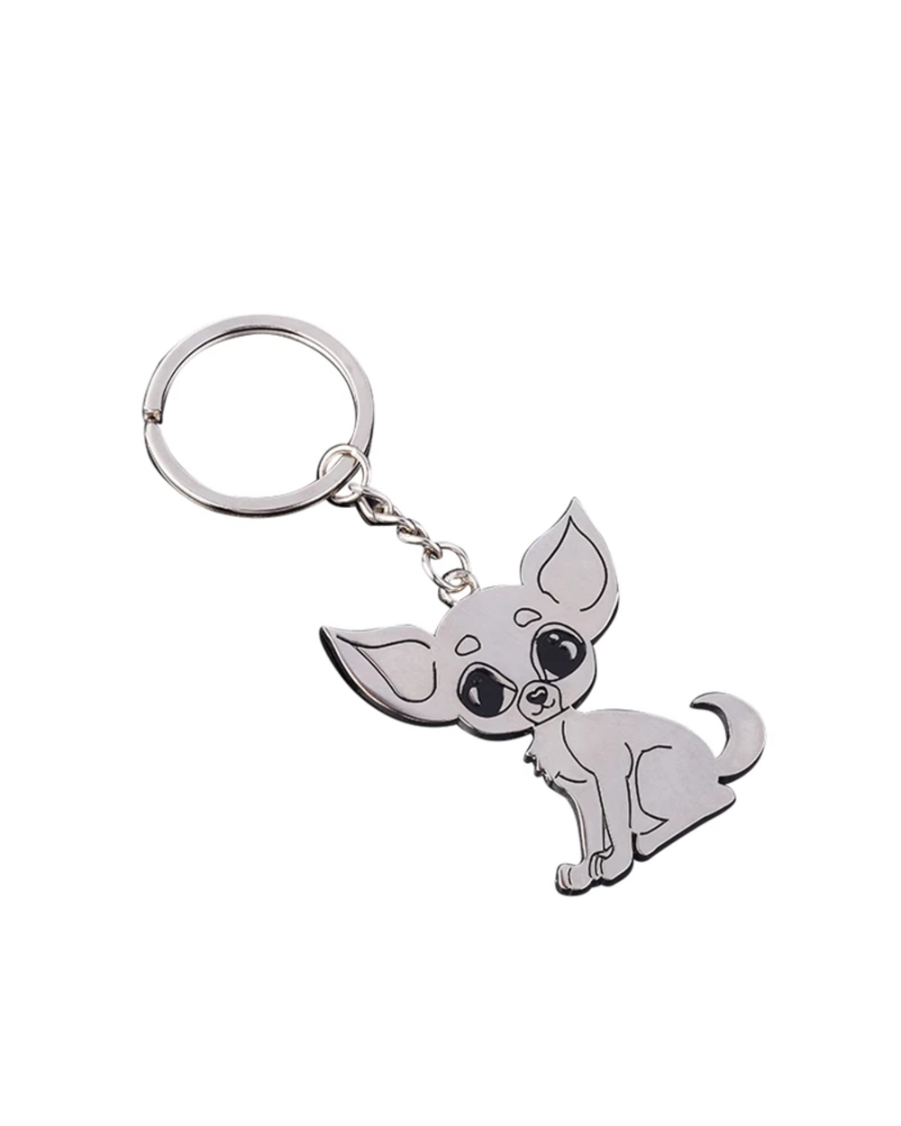 Chihuahua keychain for women dog key chain key holder high quality cute portachiavi chaveiro llaveros hombre bag charm front-5