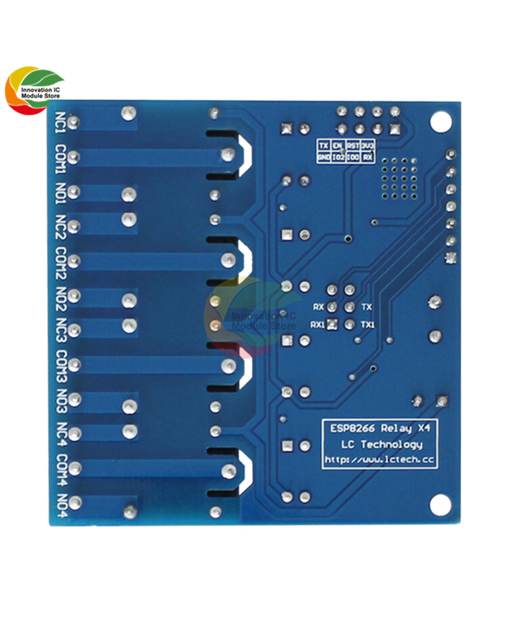 Dc 12V Esp8266 Esp-01 4 Channel Relay Board Module Esp-01 Wifi Module Wifi Phone For Iot Smart Home App Controller Auto front-4