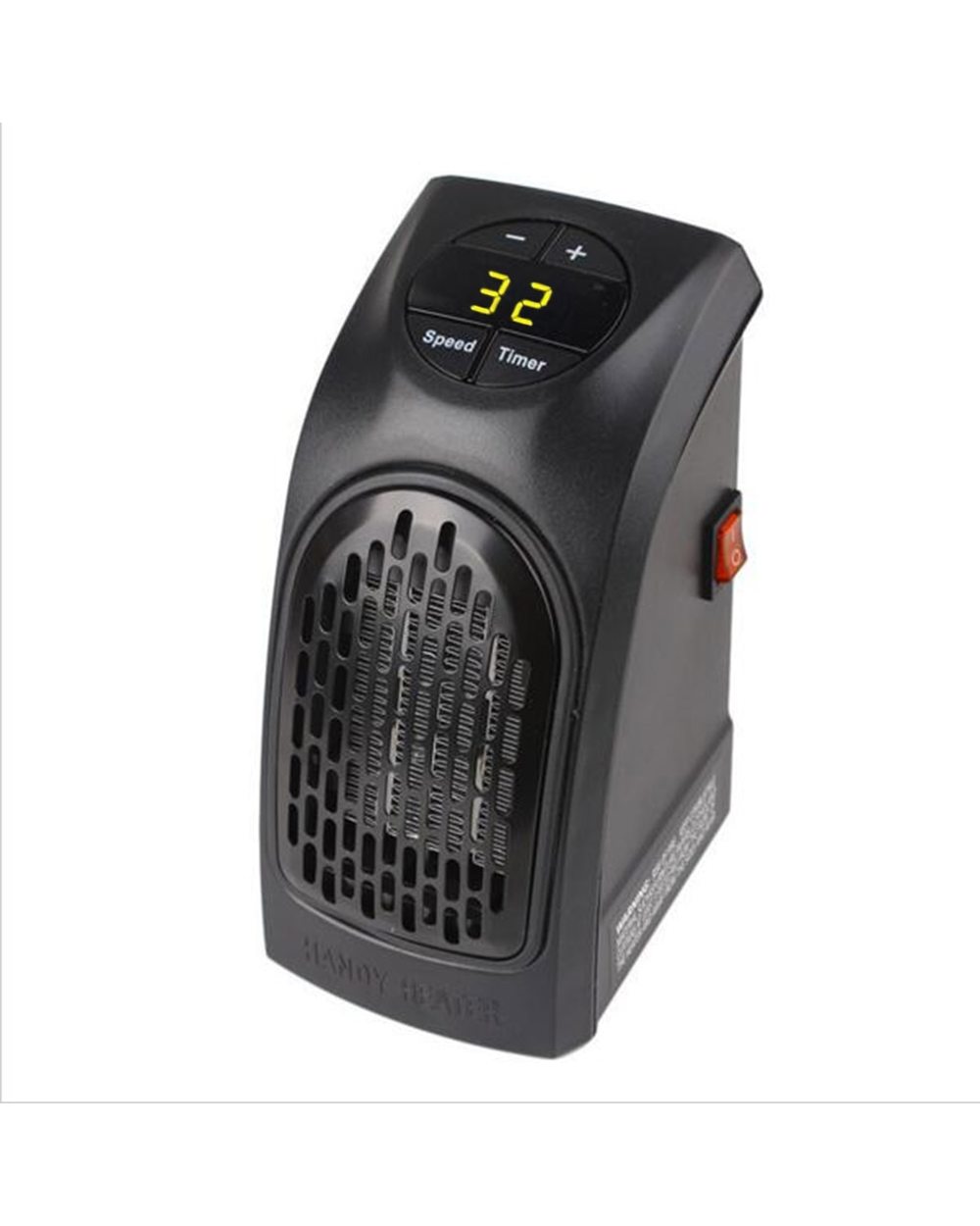 Wall-Outlet Mini Electric Air Heater 500W Powerful Warm Blower Room Heating Stove Portable Home Radiator Winter Warmer front-1