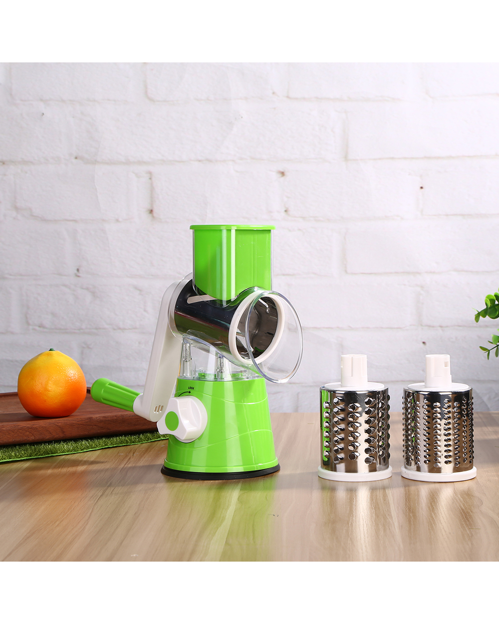 Kitchen Grater Vegetable Slicer Chopper Manual Procr 3 In 1 Multifunction Grater Food Friut Potato Spiralizer Cutter front-3