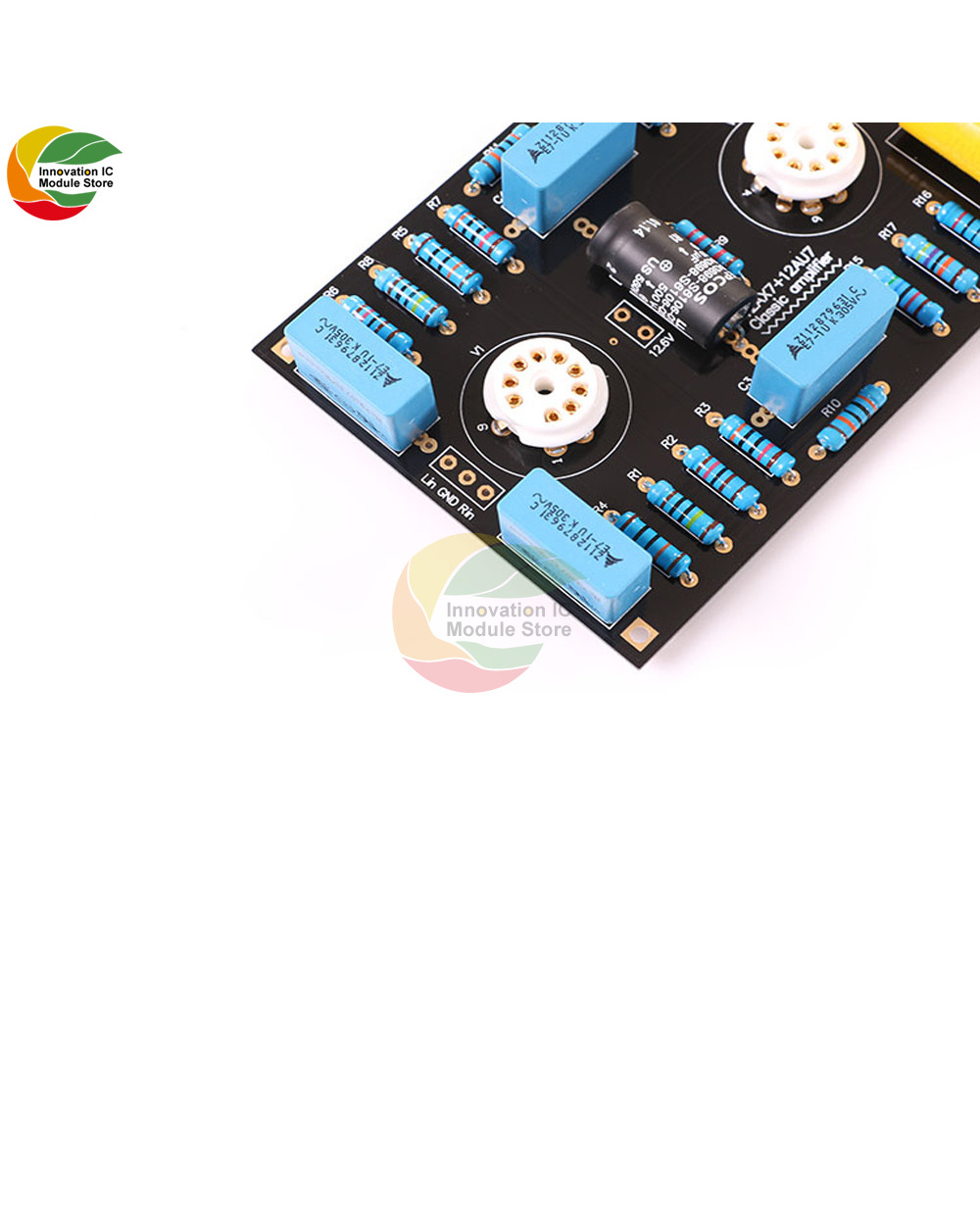 12Ax7/12Au7 Tube Preamp Amplifier Board Pcb 2.0 Channel Tube Bile Preamplifier Diy Kit For Speaker front-2