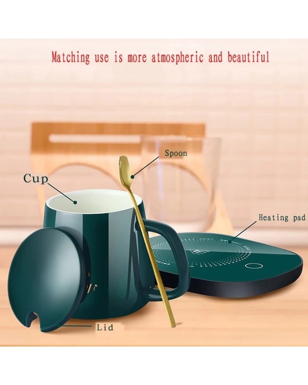 Coffee Mug Heating Pad Cup Warmer Constant Temperature Coaster Usb Electric Mug Mat Set Milk Tea Water Heater Home Offi front-4