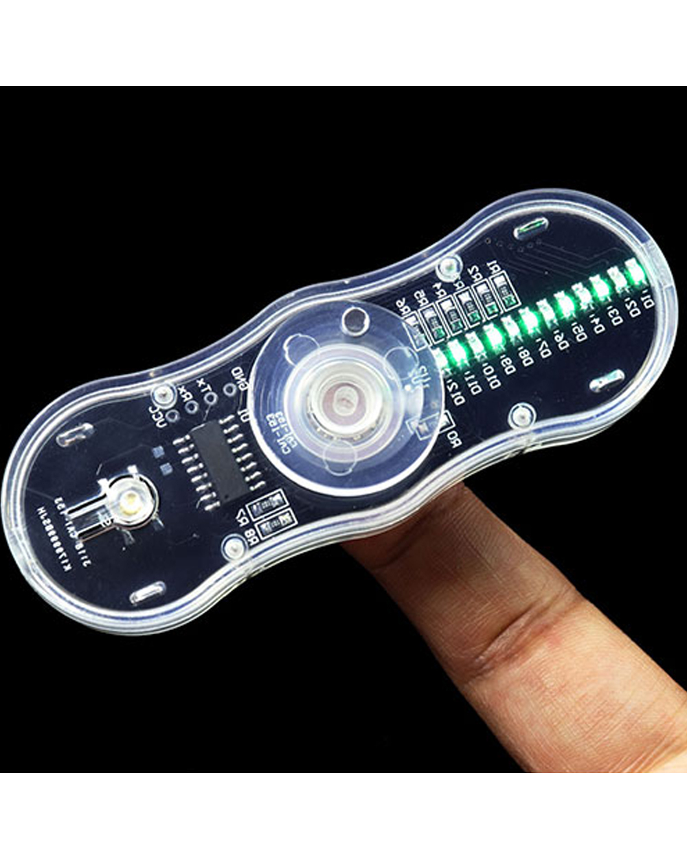 Bonatech Electronic Diy Kit Fidget Spinner Smd Welding Kit Led Fingertip Gyro With Tutorial For Soldering Subject front-0