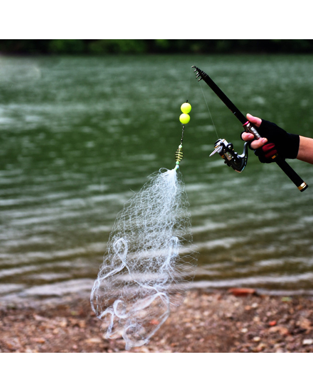 1Pc New Fishing Net Fishing Cage Fishnet Design Copper Spring Shoal Net Netting Fishing Tackle Fishing Supplies front-0
