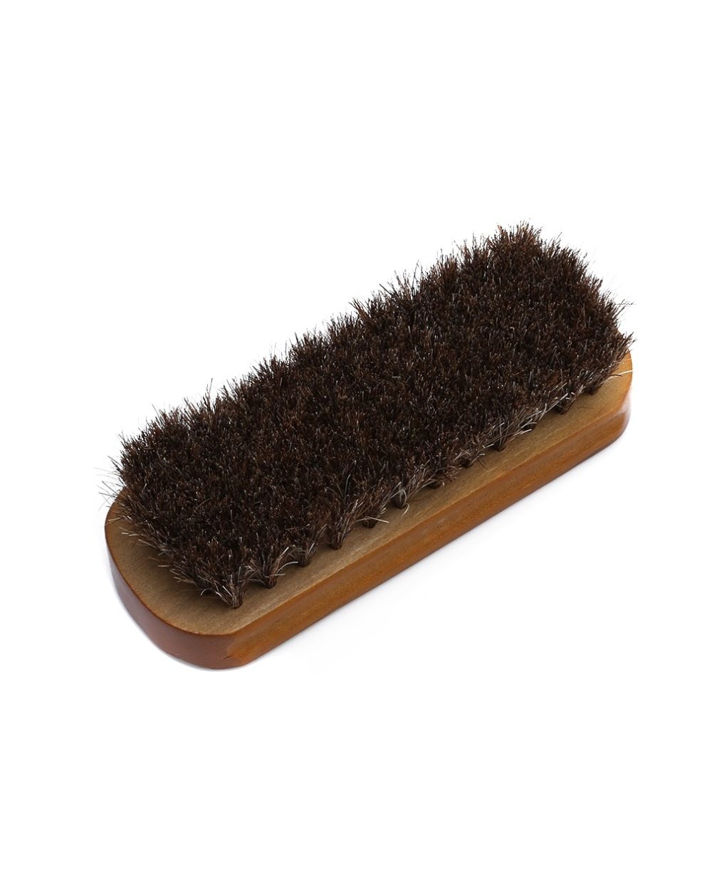 Shoe Polish Brush Horse Hair Brush Natural Leather Horse Hair Soft Polishing Tool Cleaning Brush Suede Nub Leather Boots front-2