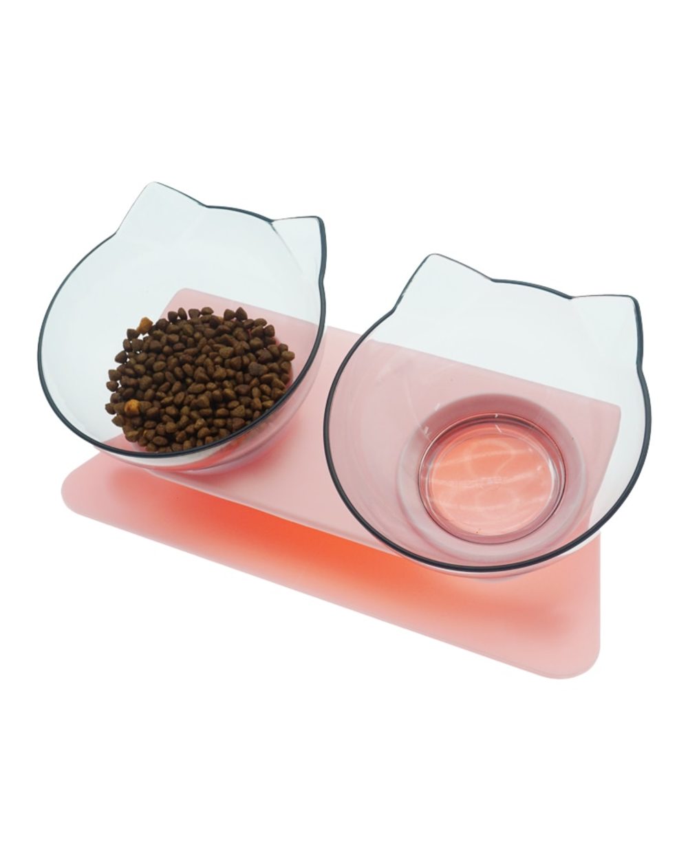 Non-Slip Double Cat Bowl Dog Bowl With Stand Pet Feeding Cat Water Bowl For Cats Food Pet Bowls For Dogs Feeder Product front-4