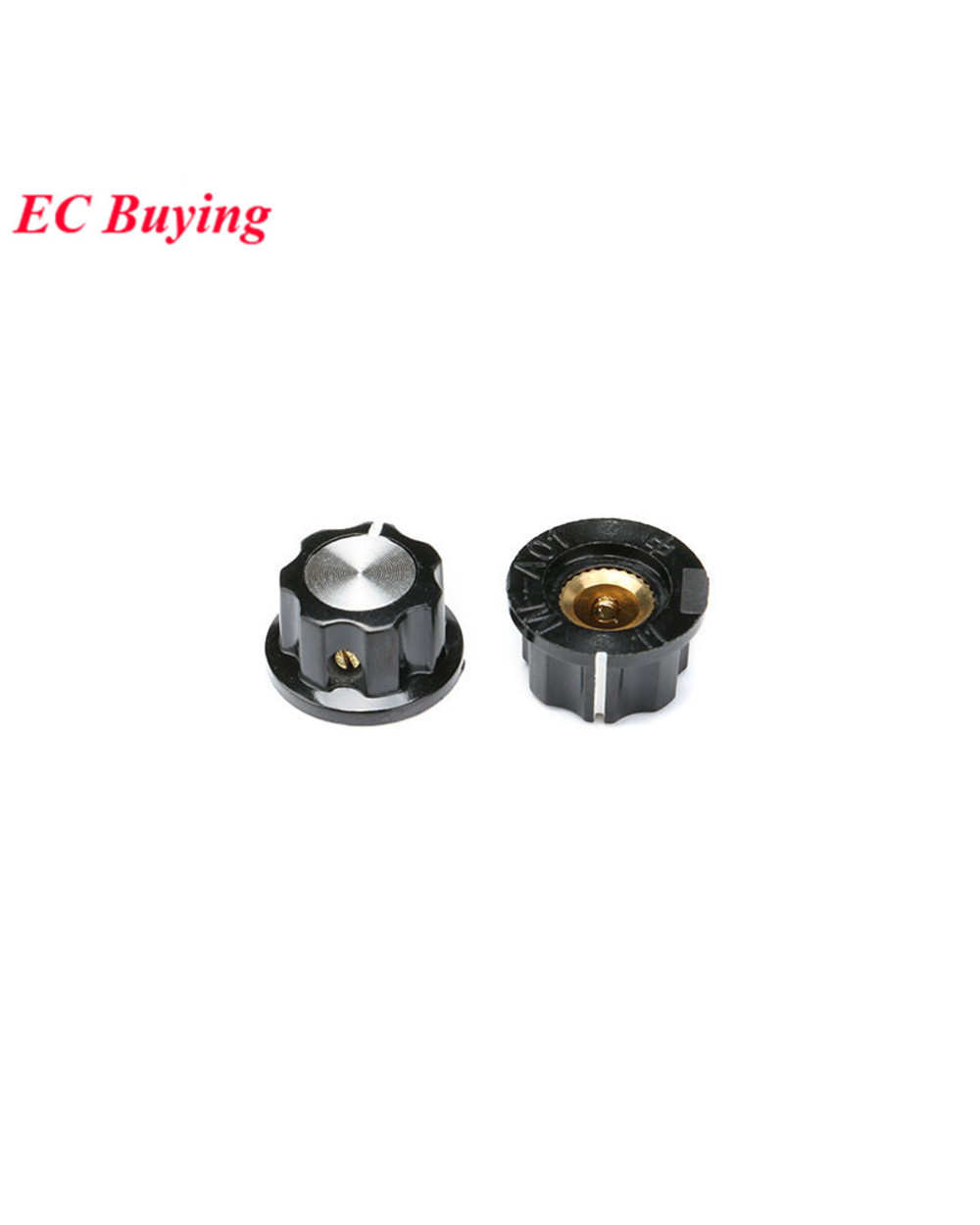 10Pcs Potentiometer Knob Cap 6Mm Hole Mf-A01 Mf-A02 Mf-A03 Mf-A04 Mf-A05 Rotary Switch Knobs Caps front-1