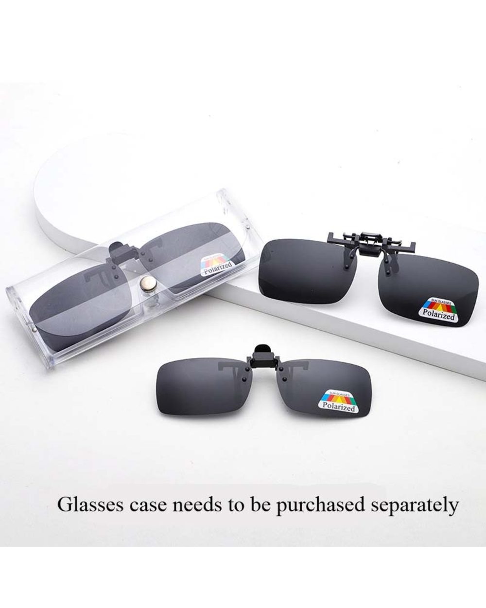 Seemfly Sunglasses Clip For Myopia Glasses Sunglasses Glasses Polarized Clip Driving Ultra-Light Fashion Different Sizes front-2