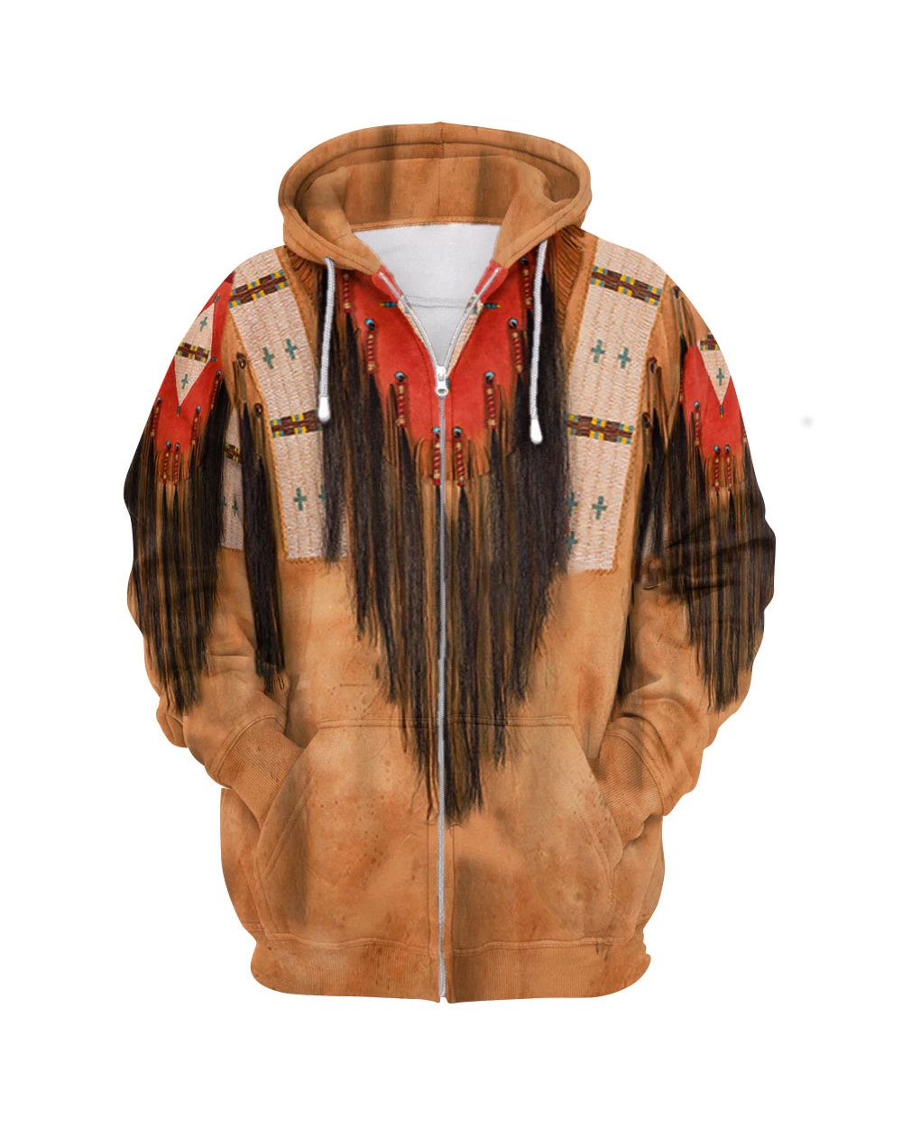 Tessffel Indian Native Harajuku Casual Colorful Tracksuit New Fashion 3Dfull Print Hoodie/Sweatshirt/Jacket VG06 front-2