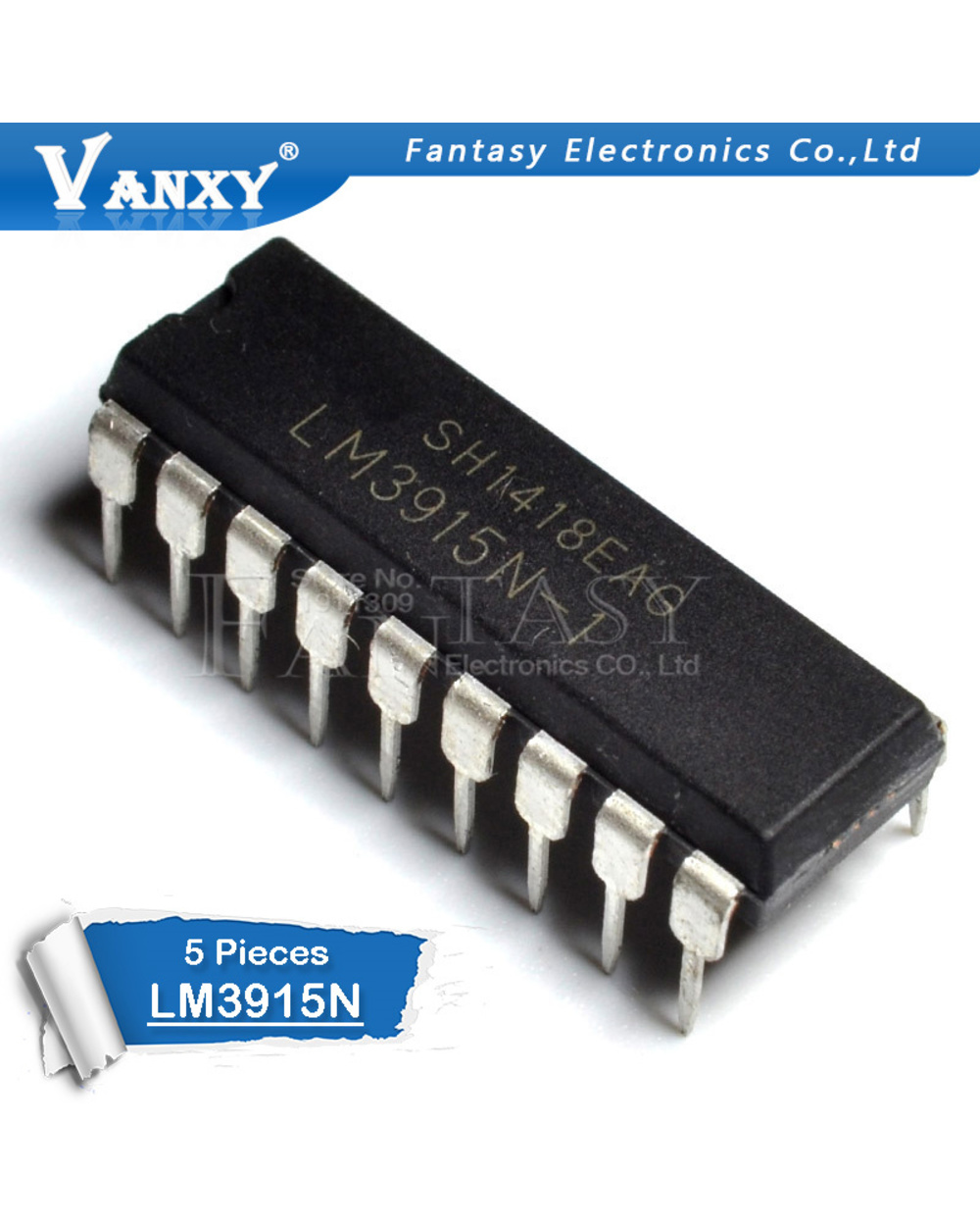 5Pcs Lm3914n-1 Lm3915n-1 Lm3916n-1 Dip Lm3914n Lm3915n Lm3916n Dip-18 Lm3914 Lm3915 Lm3916 Dip18 front-3