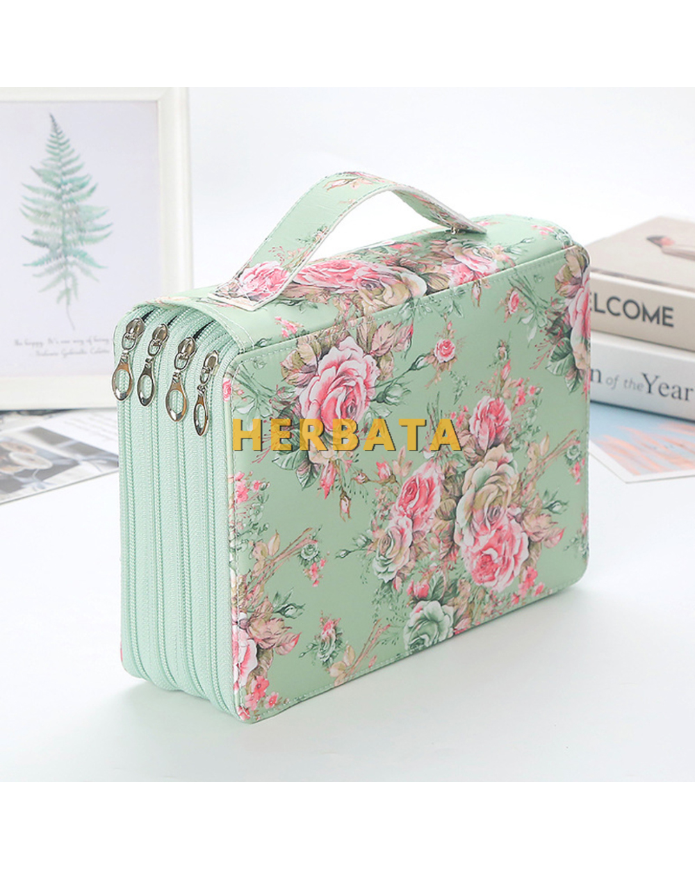 200-Hole Pen Curtain Creative Sketching Multifunctional Large-Capacity Painting Student Pencil Case Set front-1