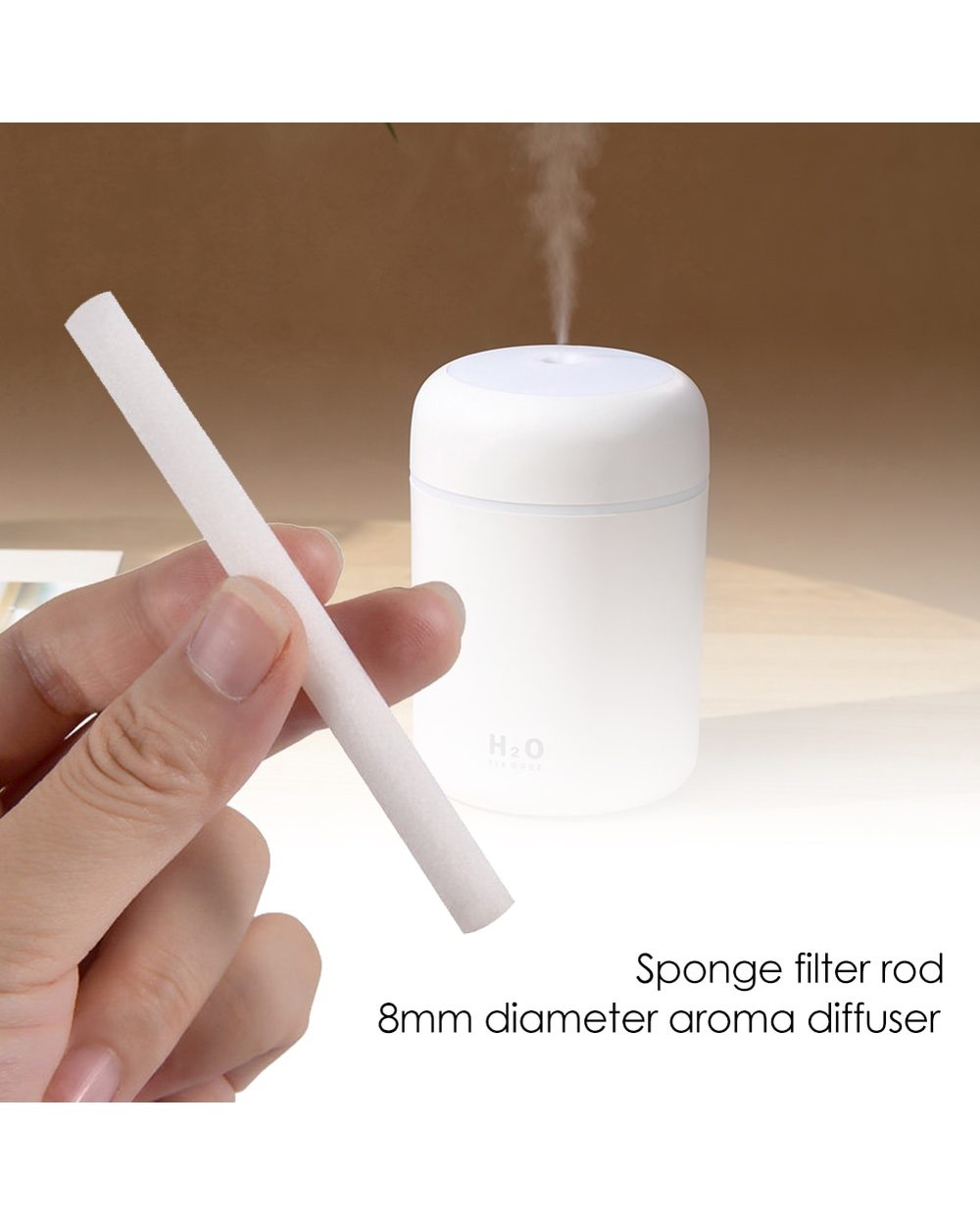 Multifunction Humidifiers Filters Cotton Swab for Car Home Ultrasonic