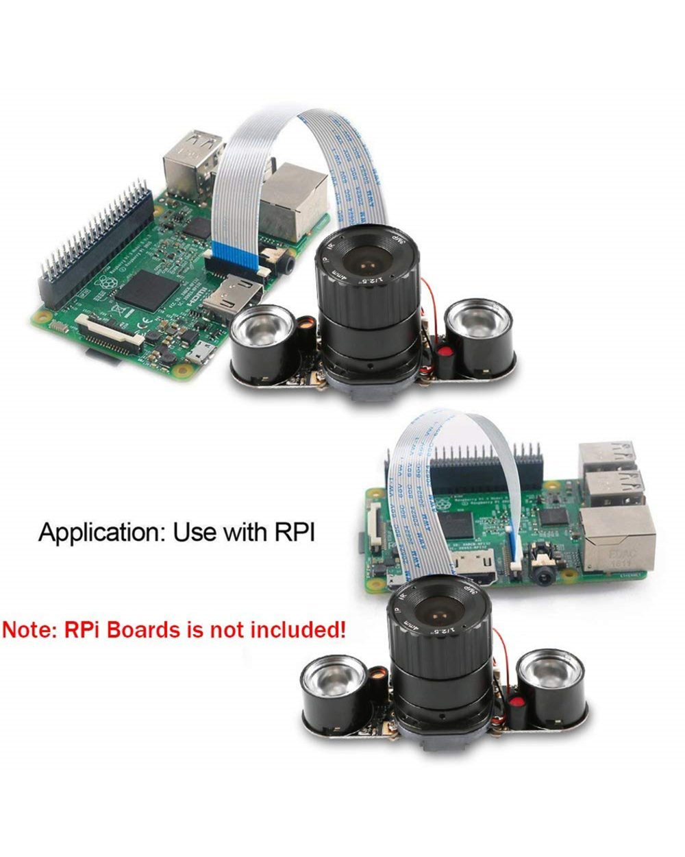Raspberry Pi4 Camera 5Mp Ov5647 Webcam Built-In Ir-Cut Switching Day- Night-Vision Shooing Mode For Raspberry Pi 3B/3B+ front-5