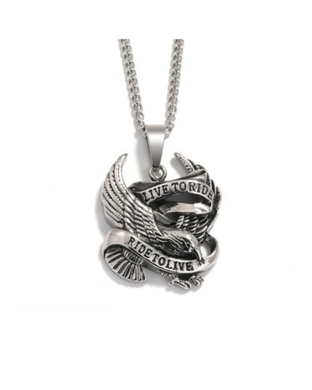 Ride To Live Necklace Men Woman Fashion Jewelry Gifts front-2
