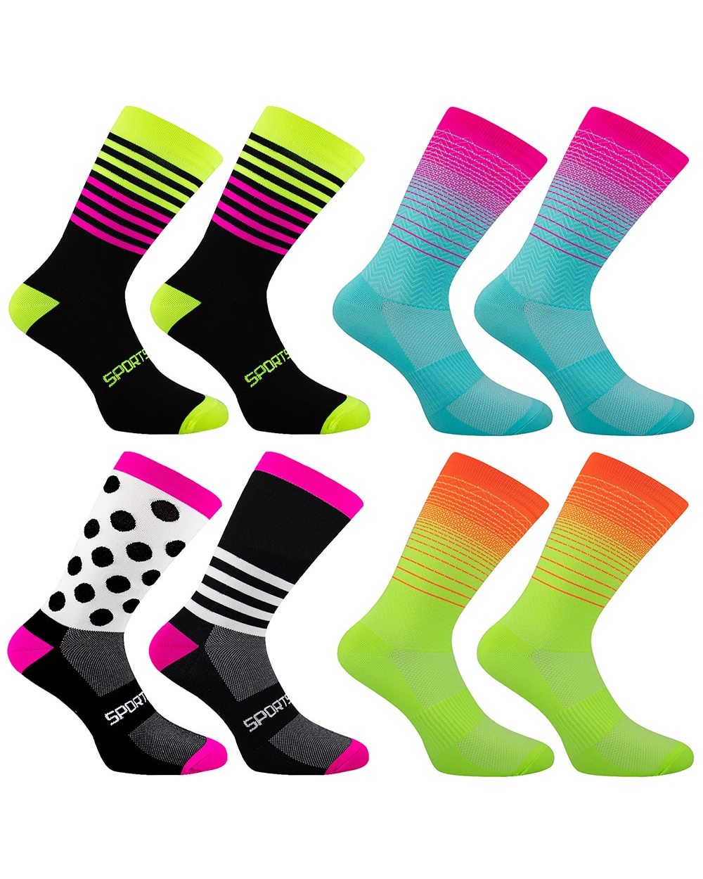 Sport Socks Unisex Cycling Socks Men Outdoor Sports Socks Bike Footwear for Road Bike Socks Running Basketball front-0