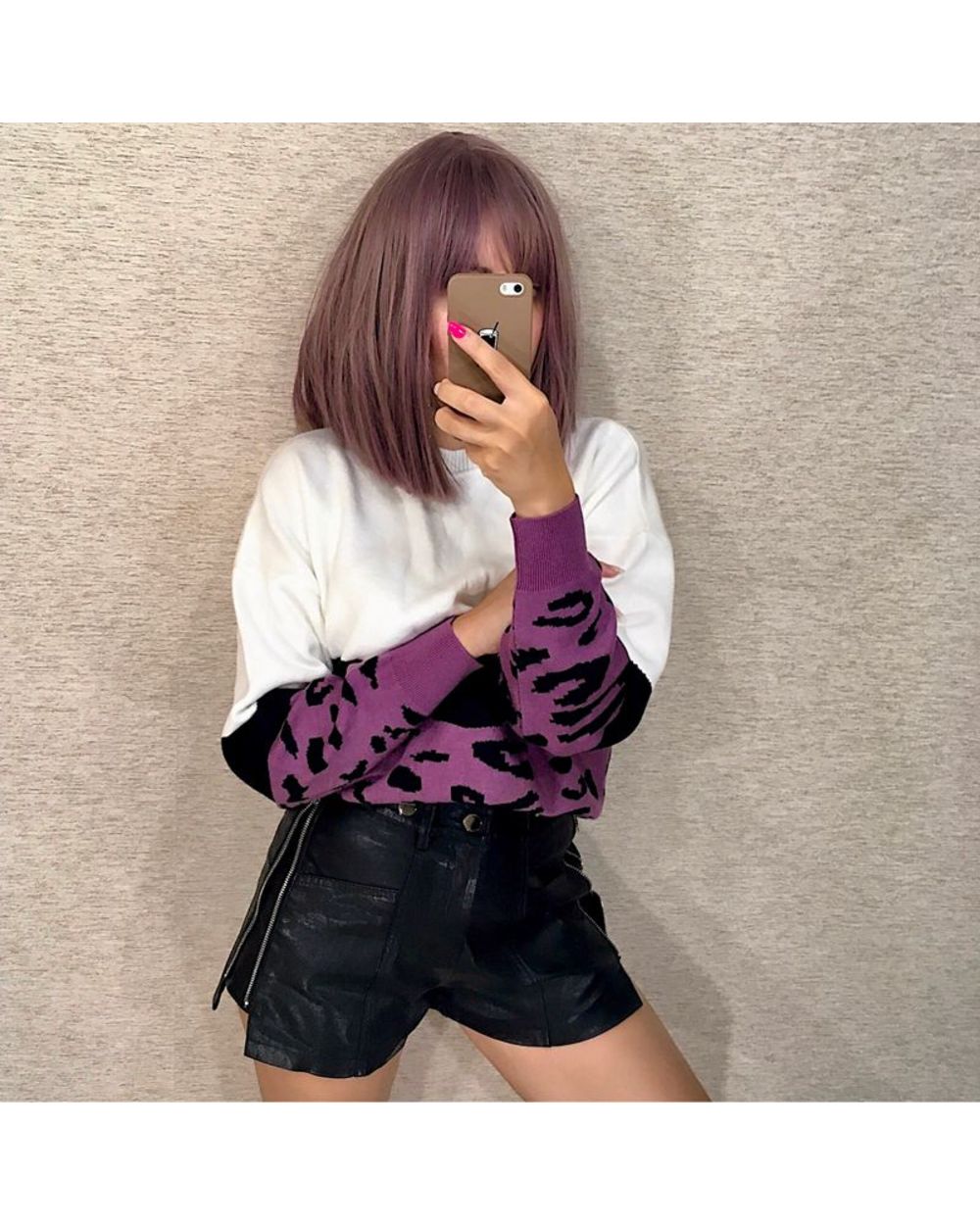 Leopard Knit Womens Sweater Autumn Winter Color Block Female Jumper Outfits Long Sleeve Soft Pullover Christmas Sweaters front-4