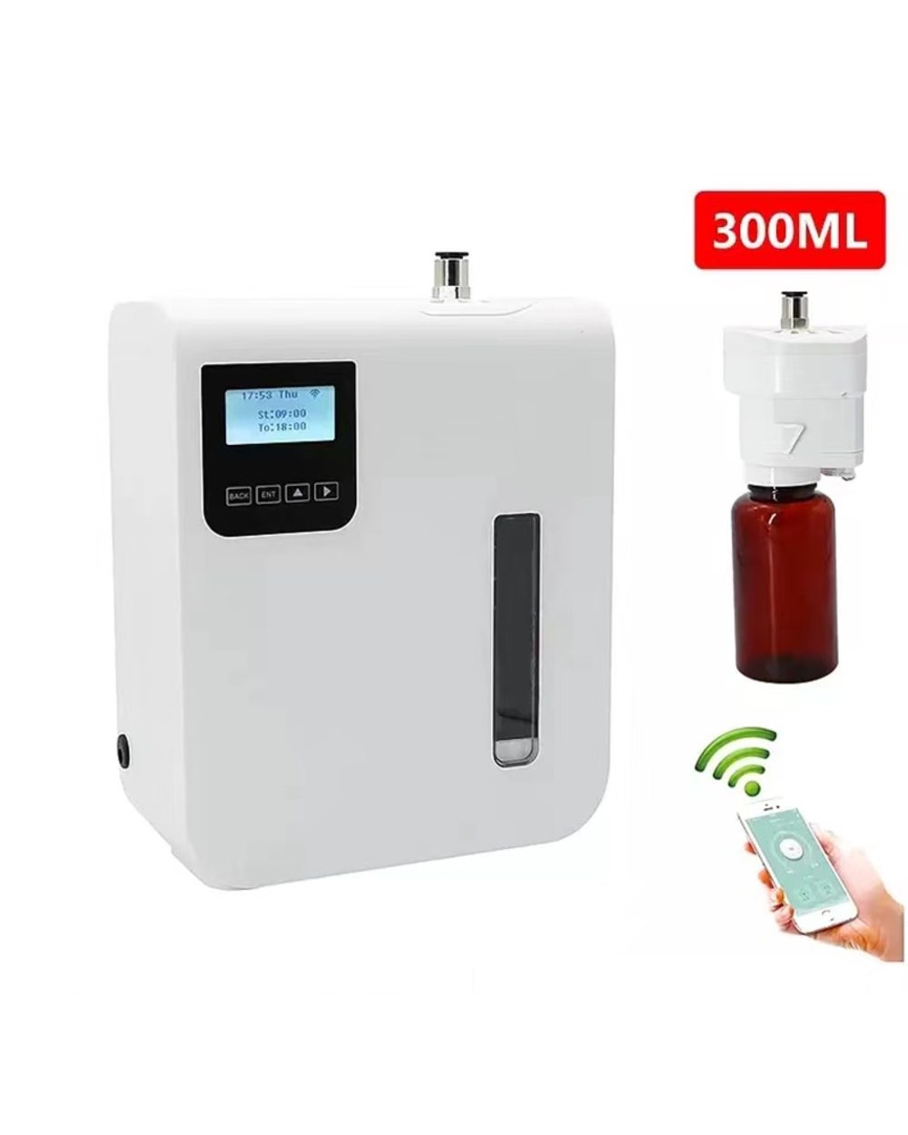 Essential Oil Aroma Diffuser Wifi/Bluetooth-Compatible Fragrance Machine Ultrasonic Mist Maker Home Smart App Control D front-0
