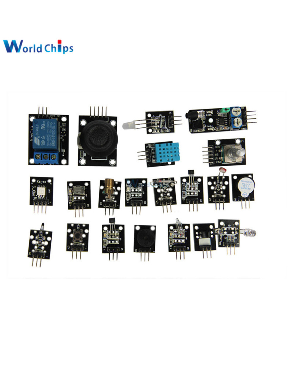 45 In 1 Sensors Modules 37 In 1 Sensor Kit Starter Kit For Arduino Raspberry Pi R3 Mega2560 37 Sensors Assortment Diy K front-3