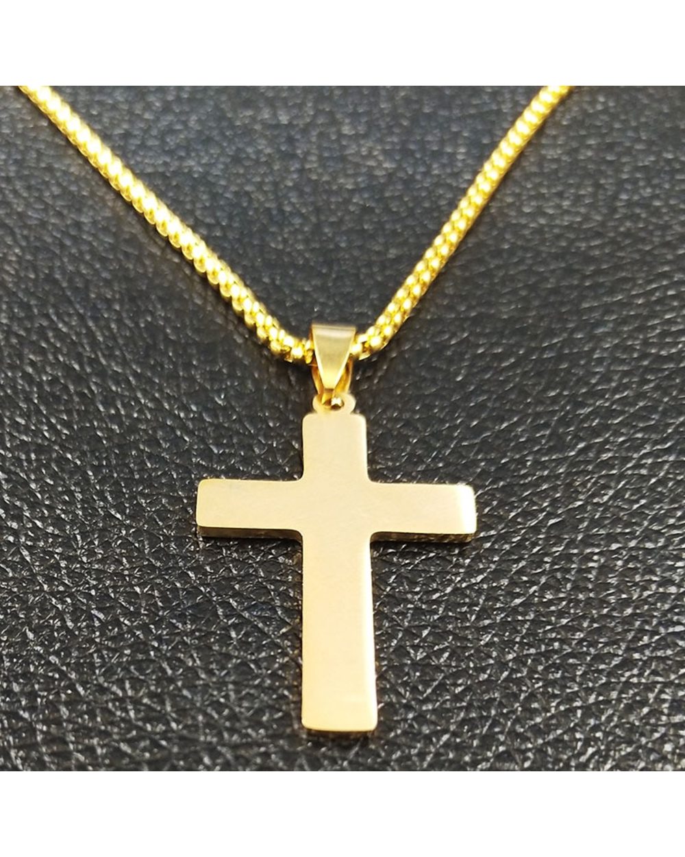 Jesus Cross Stainless Steel Necklaces front-3