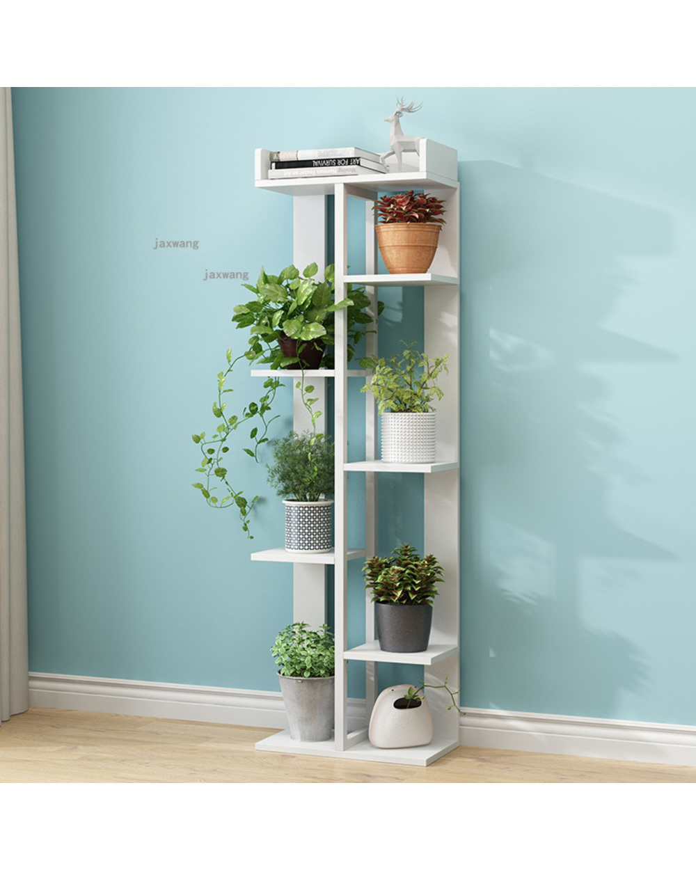 Indoor Balcony Bedroom Storage Flower Stand Dormitory Floor Flower Pot Shelf Simple Living Room Garden Multi-Layer Plan front-1