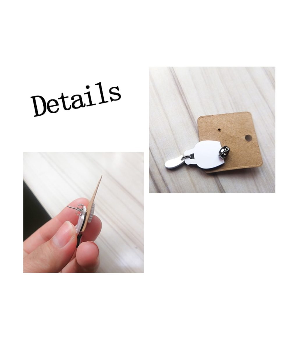Corgi Acrylic Stud Earrings Rein Epoxys Ear Jewelry front-2