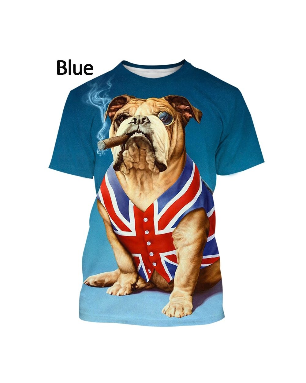 Bulldog Printed Short Sleeved 3DT Shirt Shirt front-2