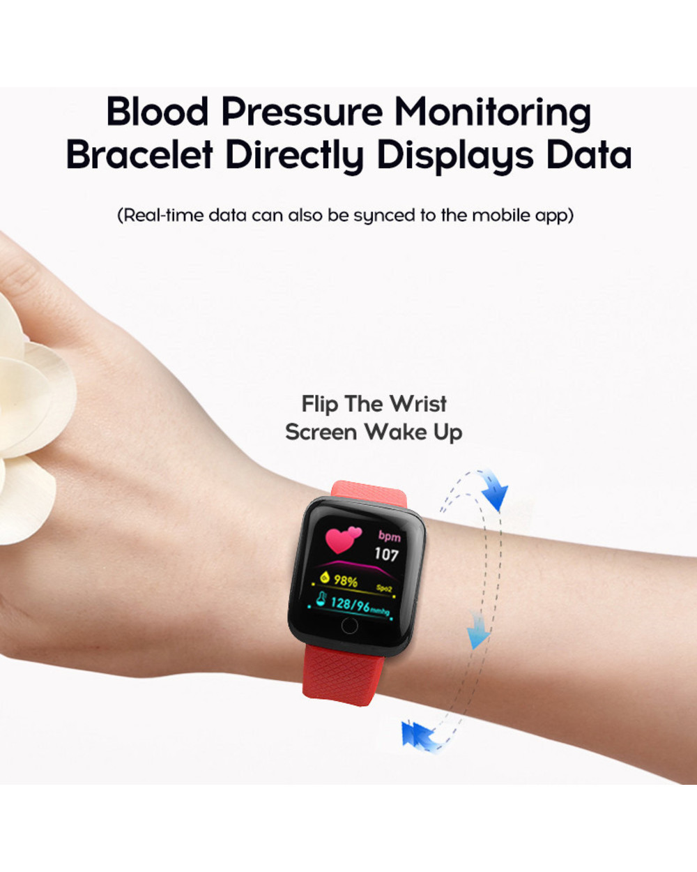 Smart Watches Blood Pressure Waterproof Men Women Heart Rate Monitor Fitness Sport For Android IOS front-1