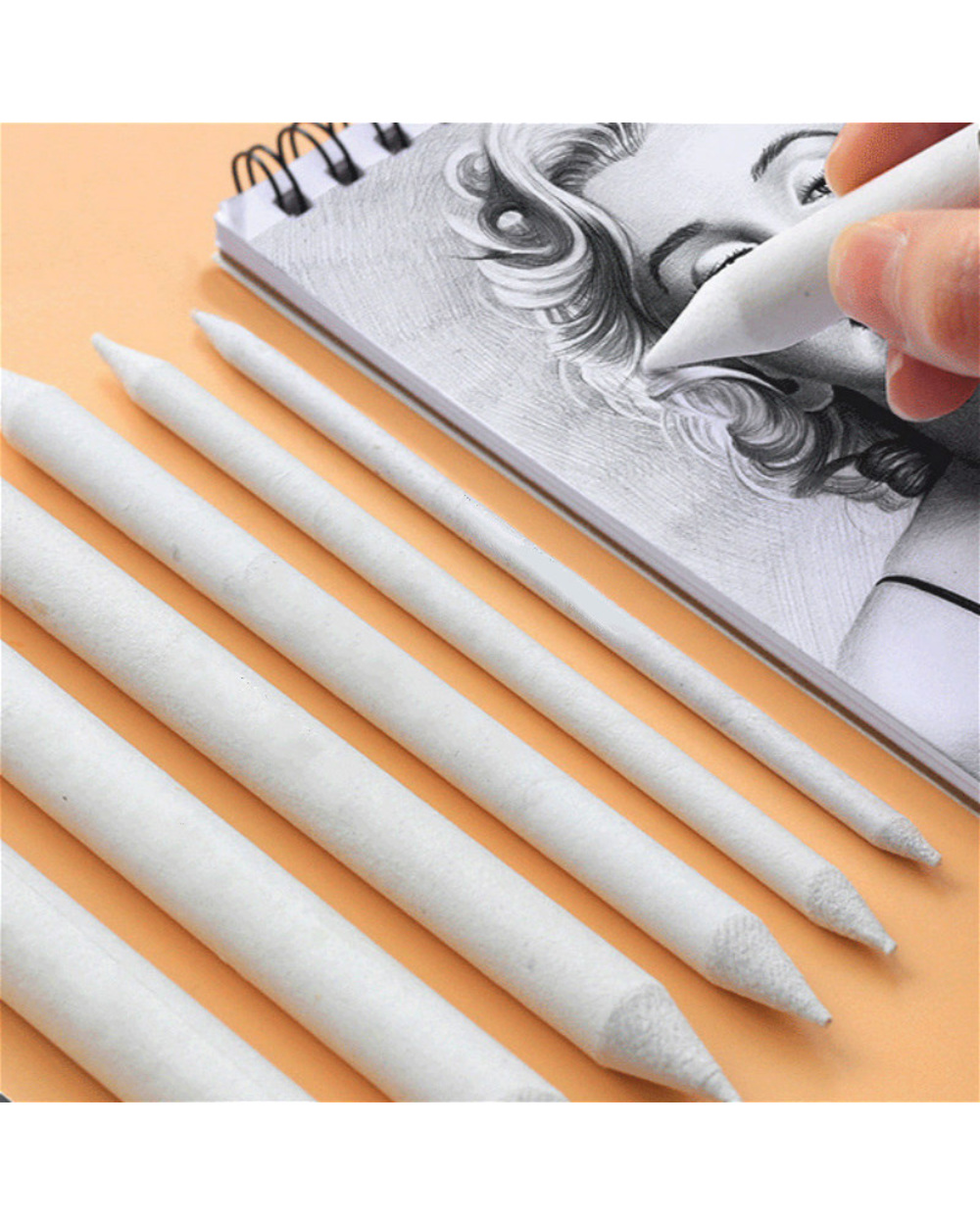 Escolar Sketching Paper Pencil Changing Double Head Durable Art Drawing Tool Pastel New Blending Smudge Material front-0