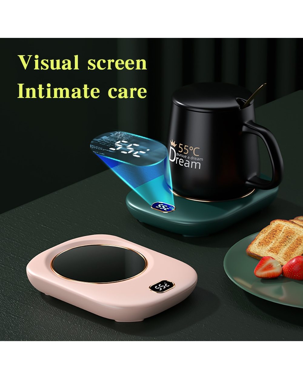 Kodo Usb Mug Heater Coffee Mug Cup Warmer Milk Tea Water Heating Pad Cup Heater Warm Mat Constant Temperature Coaster front-3