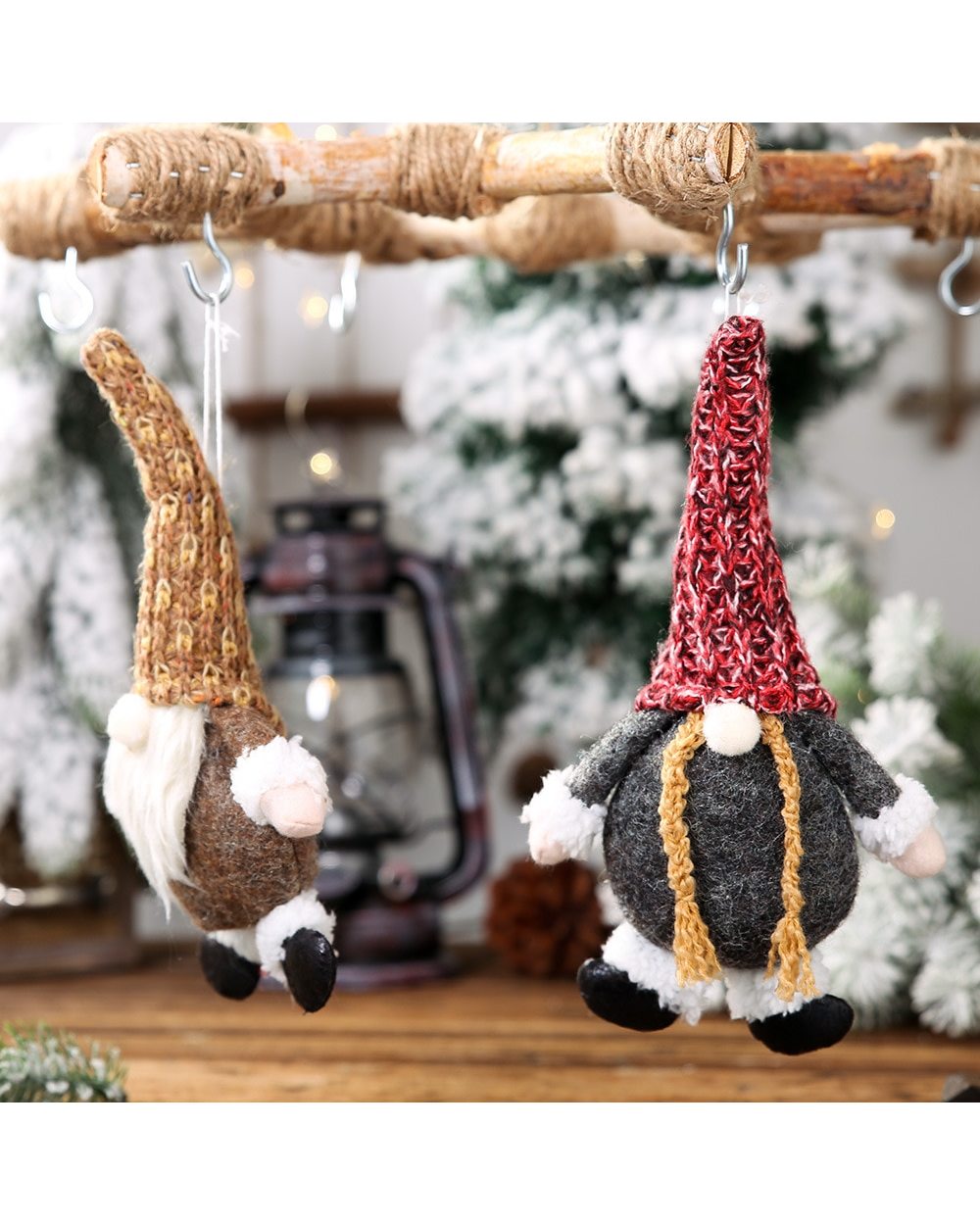 New Christmas Forester Little Feet Faceless Gnome Santa Tulip Rudolph Doll For Home Gifts Ornaments Party Supplies front-0