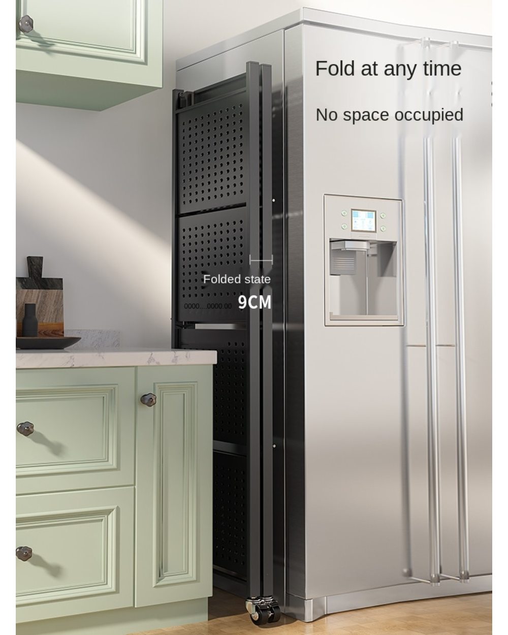 No installation Foldable Rack storage front-3