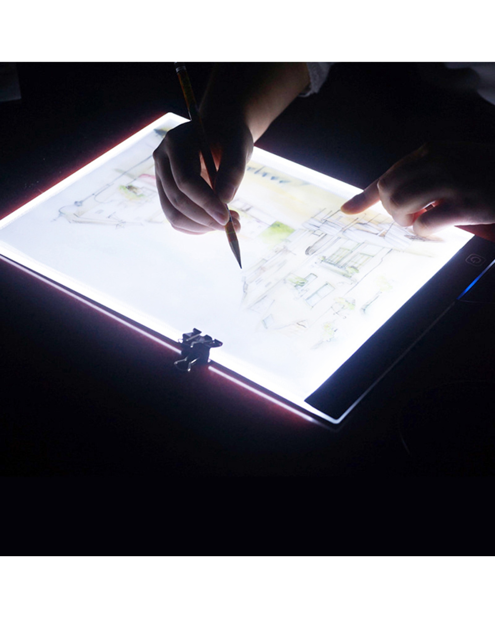 Creative Led Diamond Painting Light Board Diamond Painting Accries Tool Kits A3 A4 A5 Drawing Graphic Tablet Box front-1