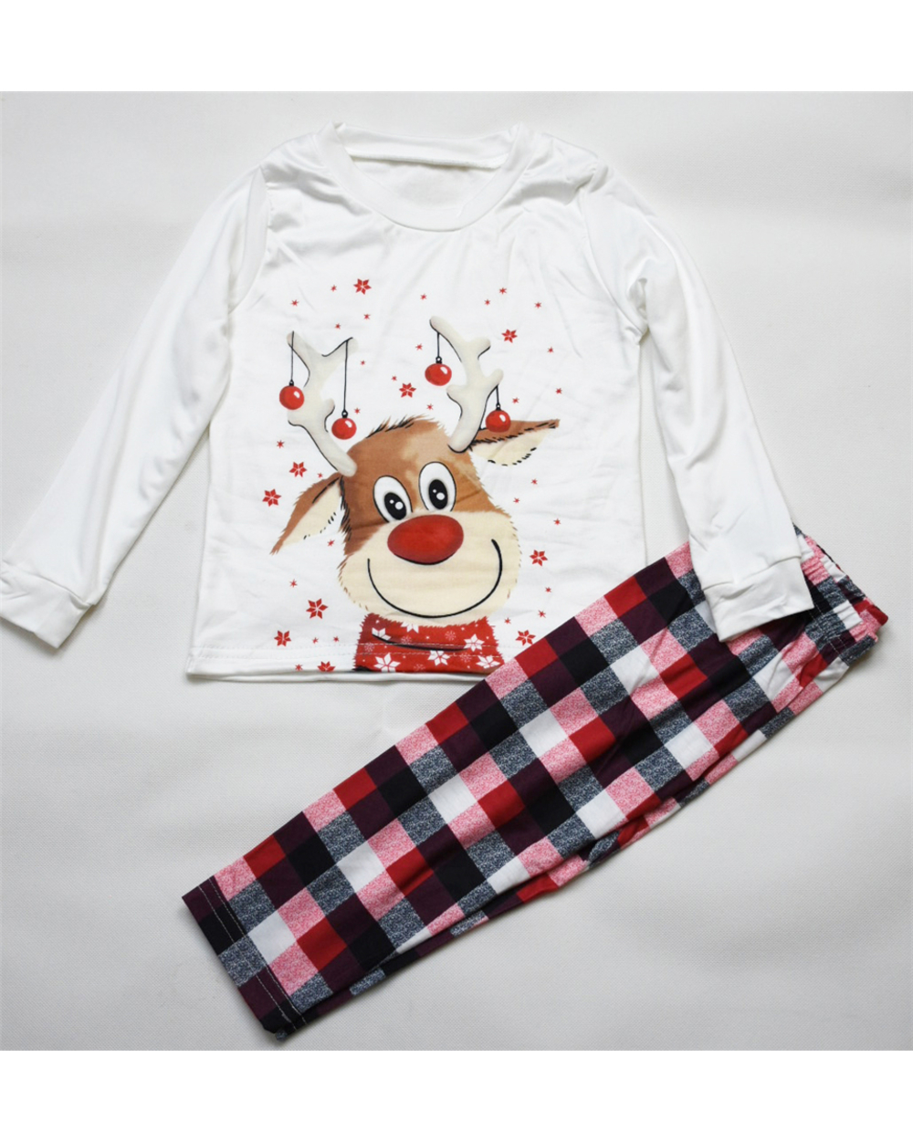 Family Look Christmas Clothes Family Matching Christmas Pajamas New Year Mom And Daughter Mother Daddy Baby Girl Boy front-1