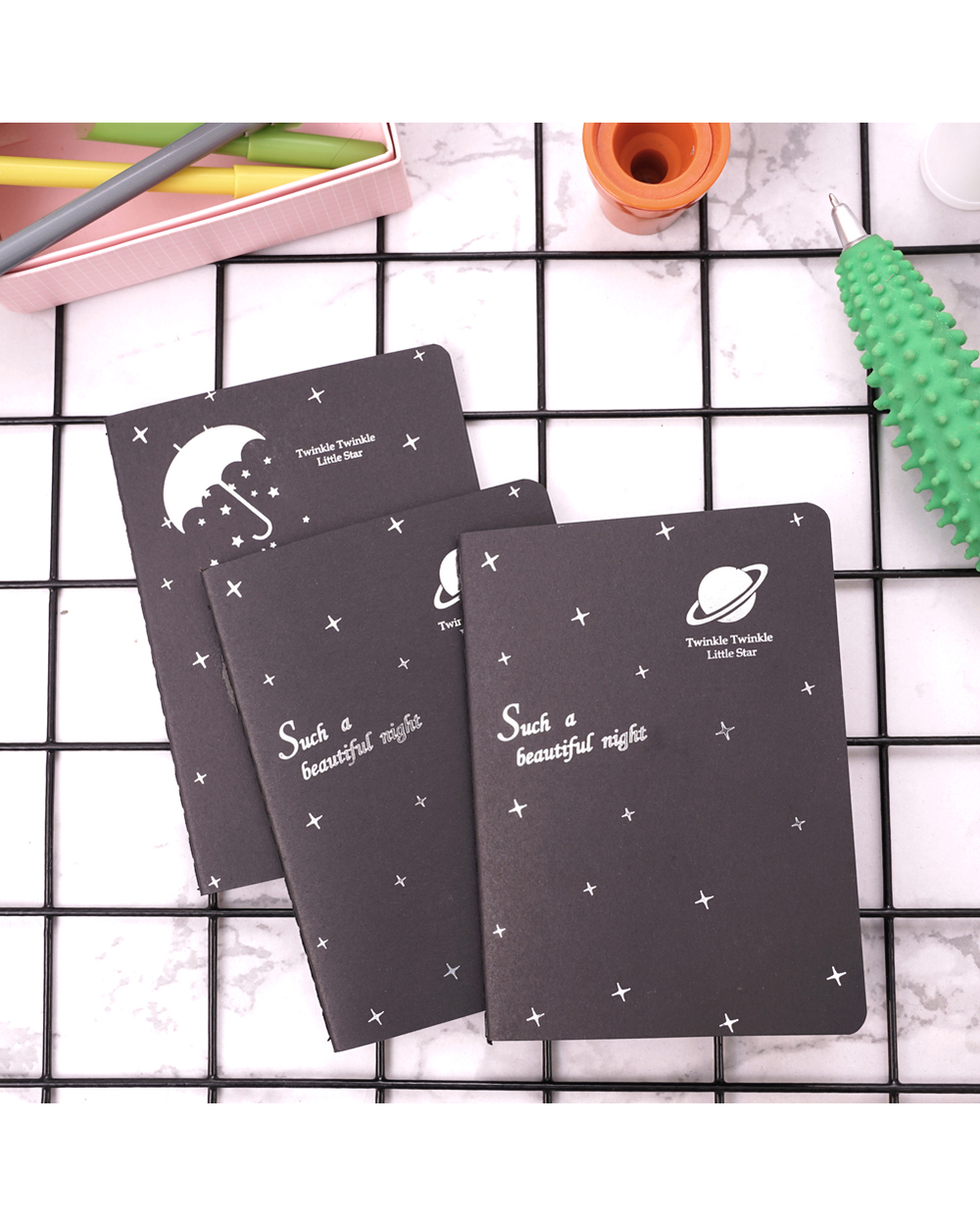 60 Page New Sketchbook Diary For Drawing Painting Book School Gift Graffiti Sketch Office Notebook Paper Supply Black C front-2
