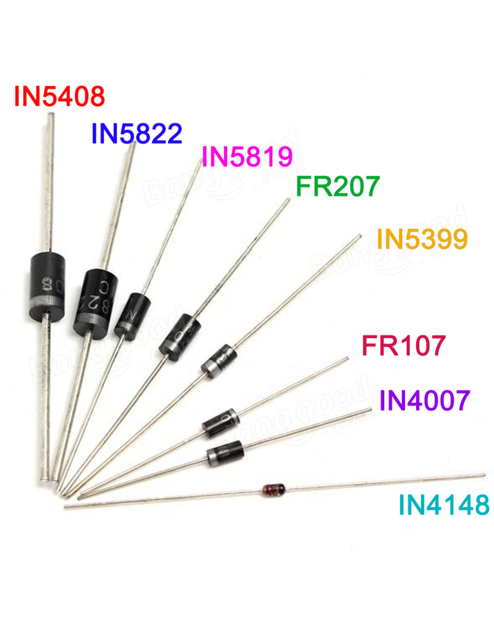 Electrolytic Capacitor Ceramic Kit Resistor Led Diodes Set Transistor Package Diy Assortment Electronic Components Kits front-3