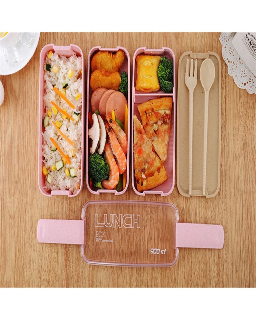 900ml Microwave Lunch Box front-5