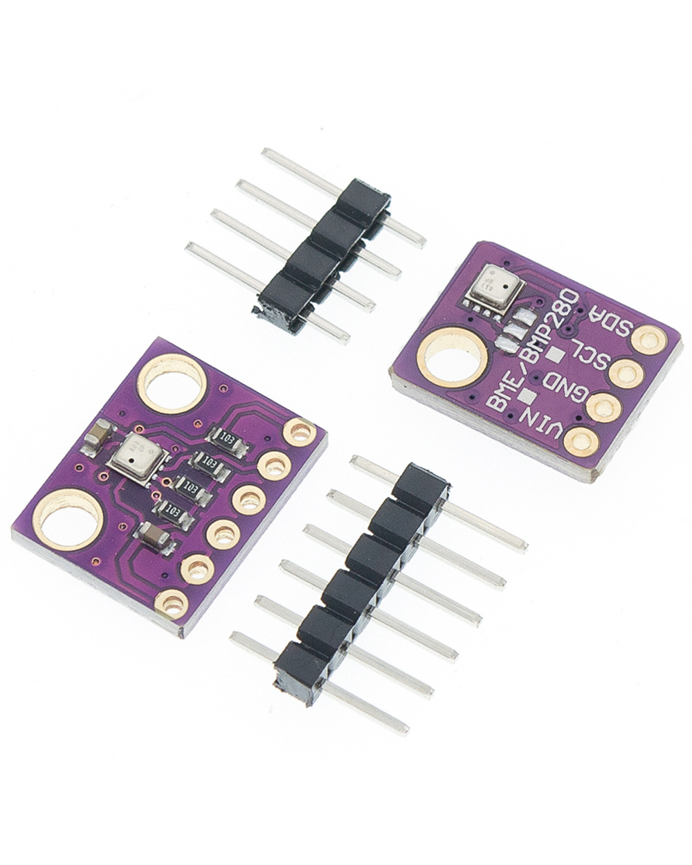 Bme280 3.3V 5V Digital Sensor Temperature Humidity Barometric Pressure Sensor Module I2c Spi 1.8-5V Bme280 Sensor Module front-3