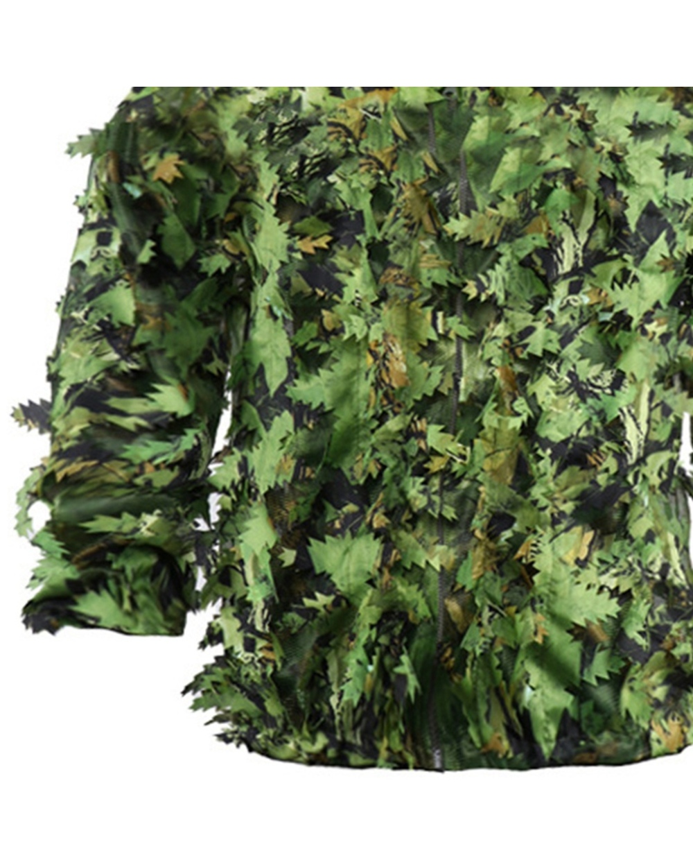 Hunting Ghillie Suit New-Sticky Flower Bionic Leaves Camouflage Suit Woodland Camouflage Universal Camo Set front-4