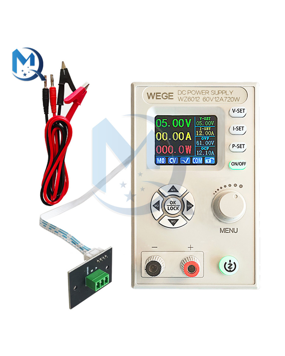 Wz6012 Lcd High-Power Adjustable Digital Controlled Dc Power Supply Step-Down Buck Module 60V 12A Communication Version front-4