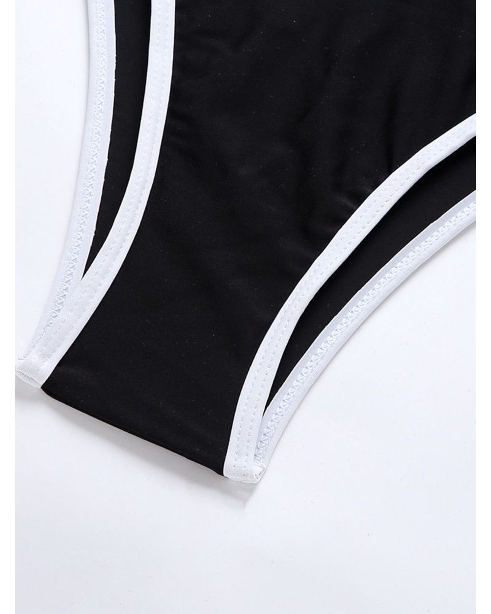 One Piece Swimsuit Bandeau Swimwear Women 2021 One Shoulder Monokini With Mesh Skirt Push Up Bathing Suits Solid Sexy B front-5