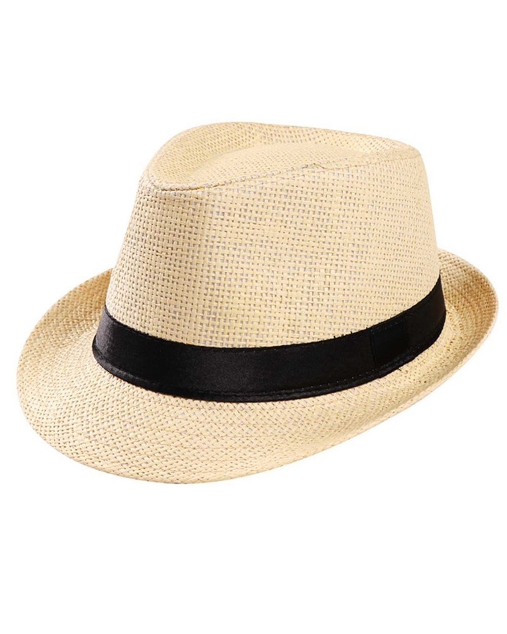 Gentleman Sun Hat Holiday Men Straw Hat Cowboy Summer Retro Panama Travel Journey Casual Caps Elegant Male Chapeau Wide front-4