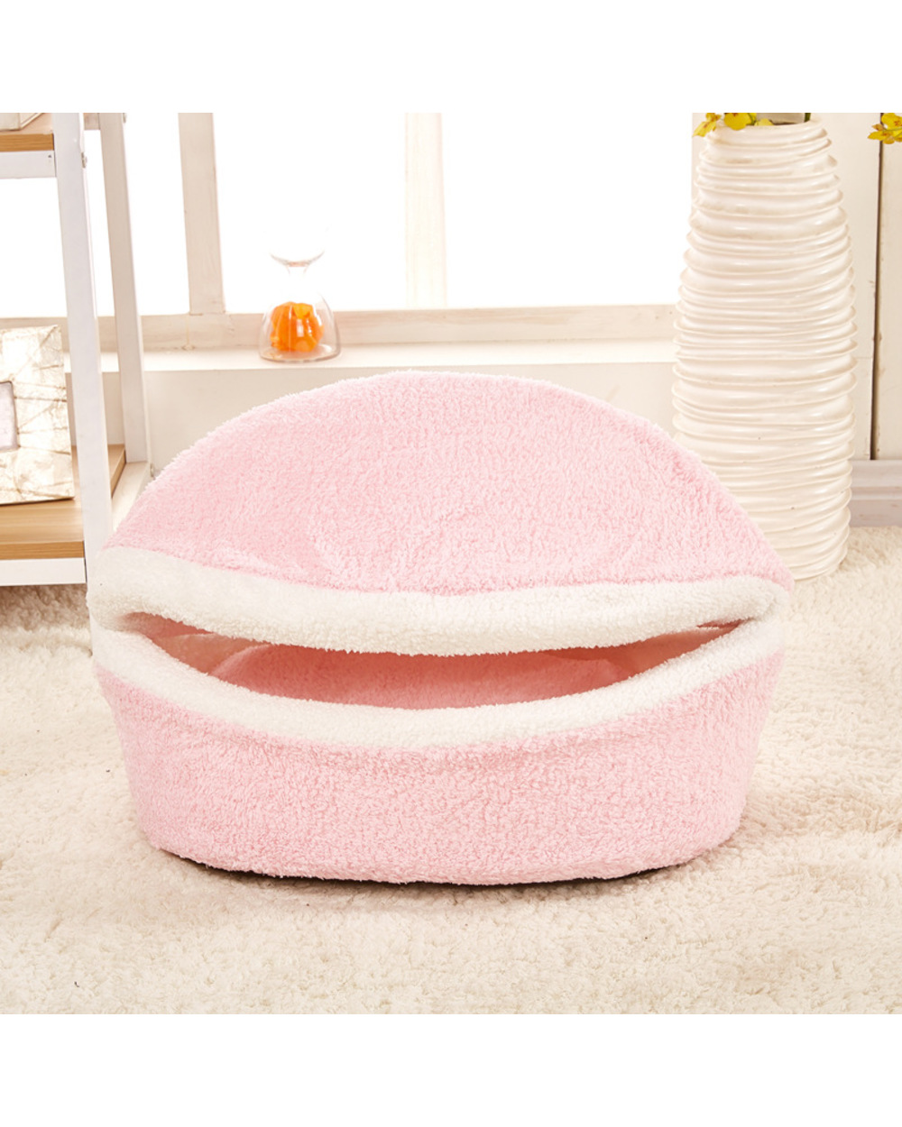 High Quality Dog Houses For Small Dogs Pet Supplies Luxurious Sleeping Bag Fabric Product Cats And Little Winter Dog Be front-1