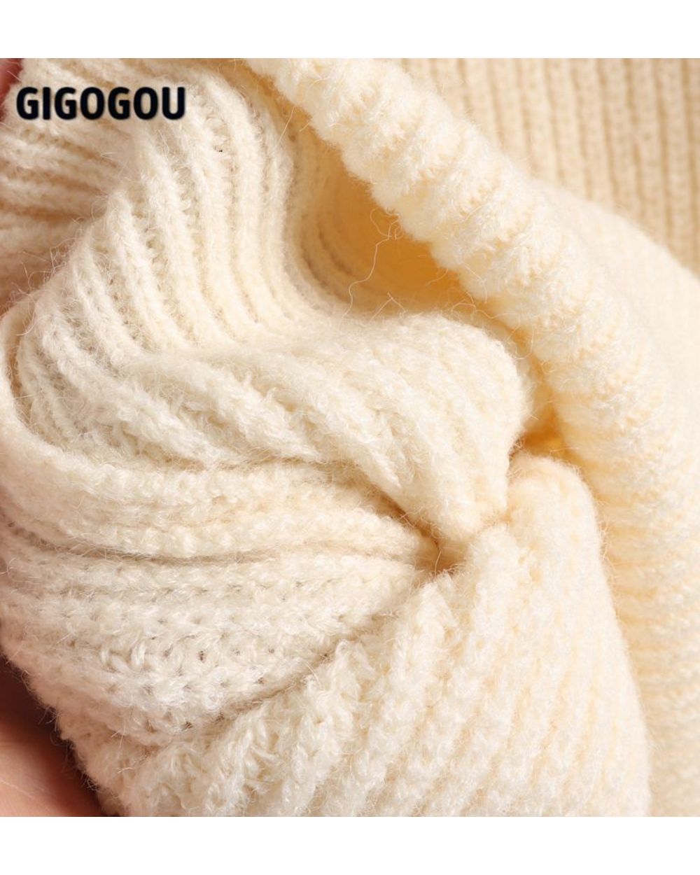 Oversized Women Cashmere Sweater Autumn Winter Basic Knit Pullovers Top Soft Female Jumper Christmas Sweaters Pull Femme front-4
