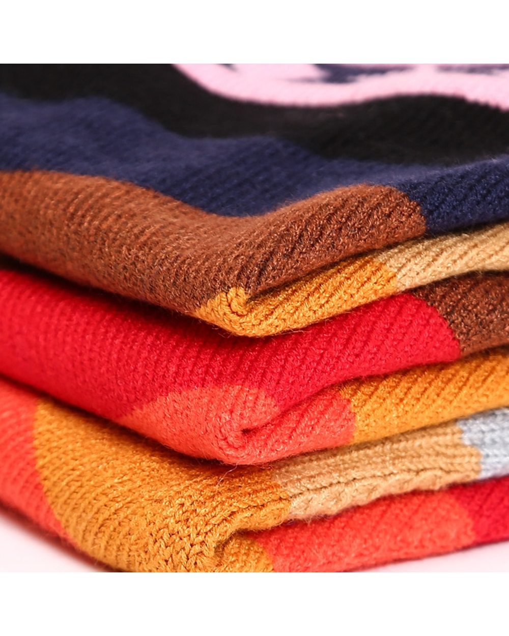 Rainbow Color Fashion Capes Women Autumn Tassel Poncho Autumn New Pullover Cloak for Women Ponchos Capes VG06 front-3
