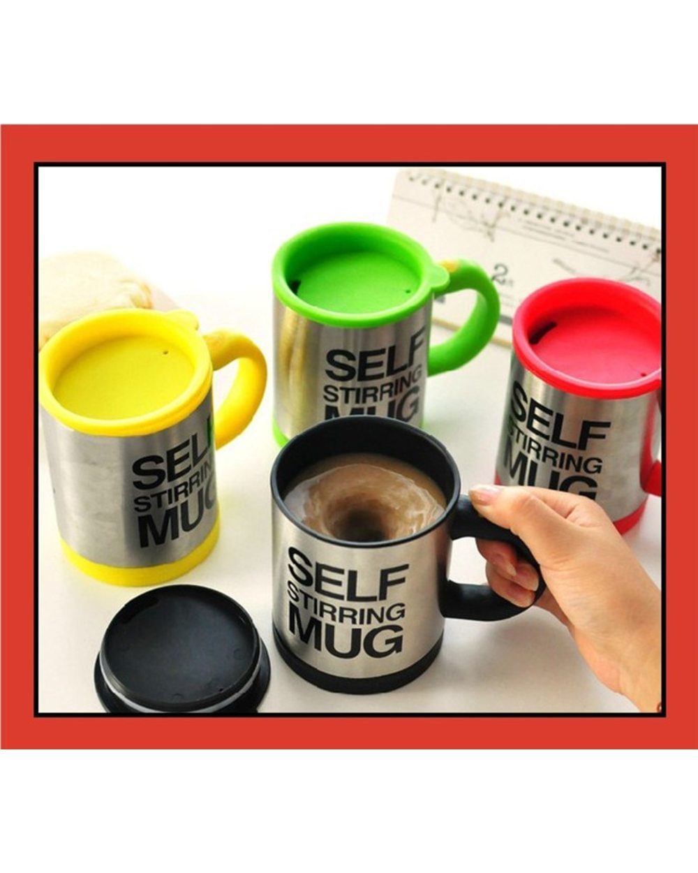 Lazy Self Stirring Mugs 400ml front-1