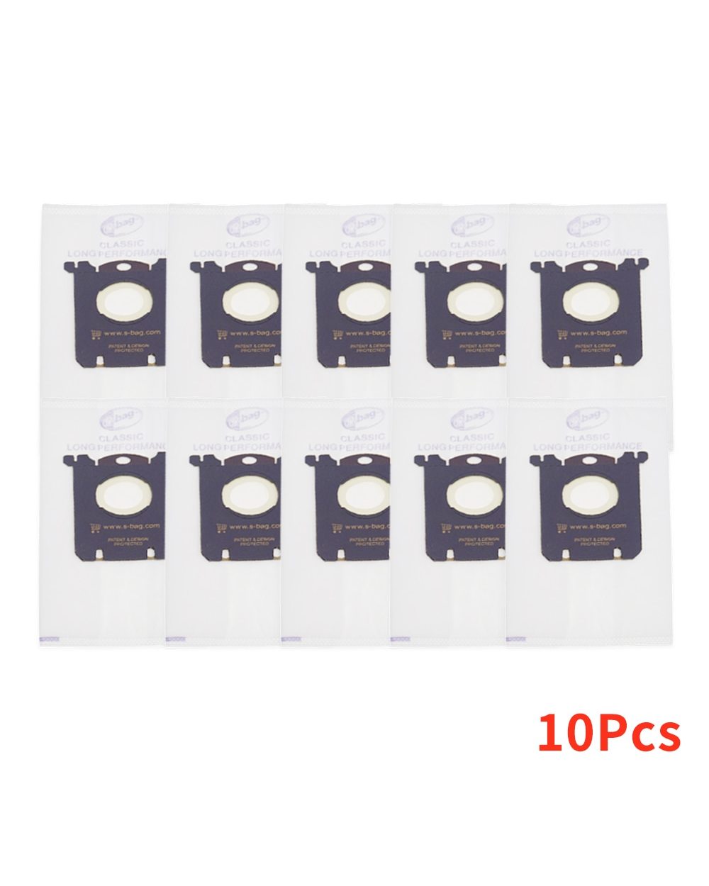 10Pcs Dust Bag For Philips Electrolux Fc8202 Fc8204 Fc9087 Fc9088 Hr8354 Hr8360 Hr8378 Hr8426 Hr8514 Vacuum Cleaner S-B front-0