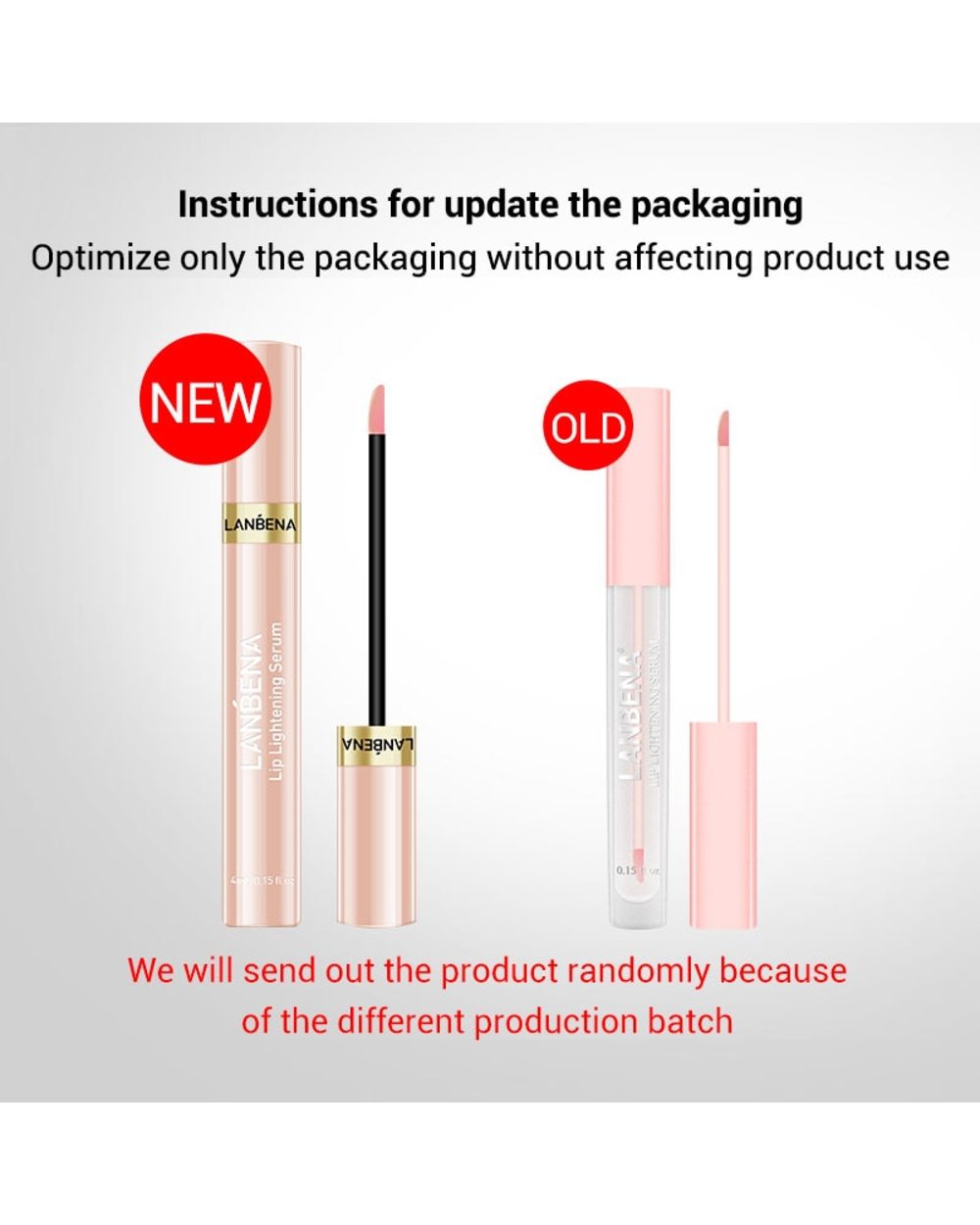 LANBENA Makeup Lipstick Lip Lightening Serum Cherry Moisturizing Remove Melanin Pink Lips Long Lasting Cosmetics Plumper front-1