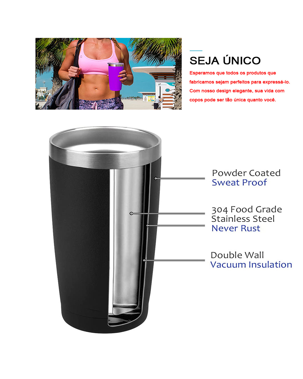 Drinkware Tal Mug Beer C Stainless Steel Tos For Tea Coffee Water Bottle Vacuum Insulated Leakproof With Lids Tumbler front-5