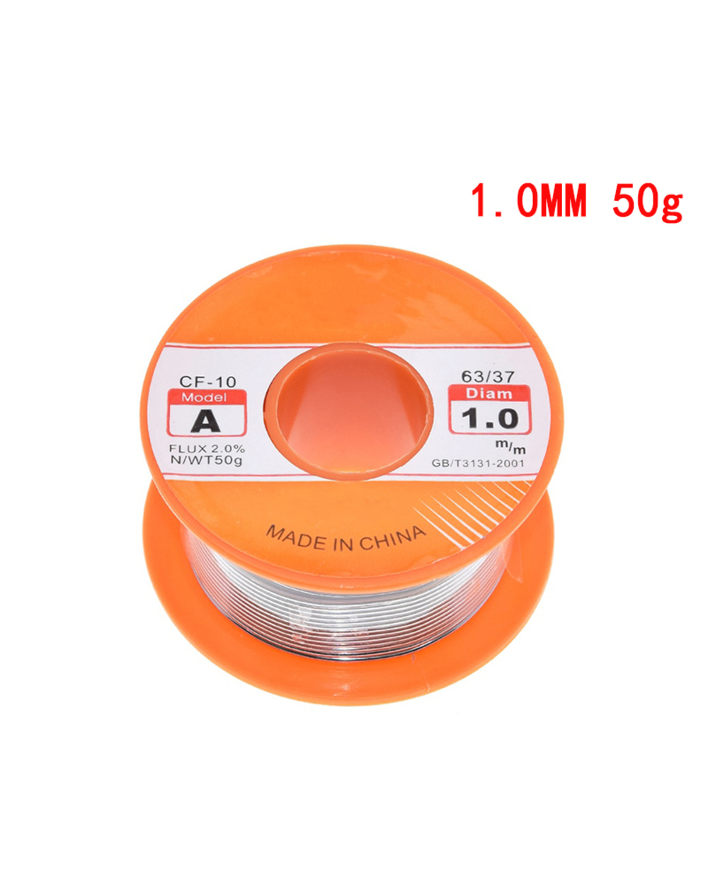 0.5/0.6/0.8/1Mm 63/37 Flux 2.0% 45Ft Tin Lead Tin Wire Melt Rosin Core Solder Soldering Wire Roll For Diy front-4